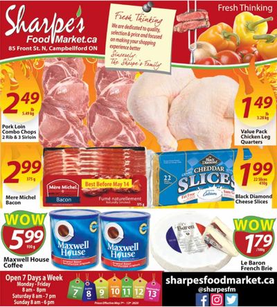 Sharpe's Food Market Flyer May 7 to 13