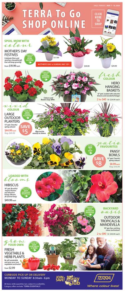 Terra Greenhouses Flyer May 7 to 13