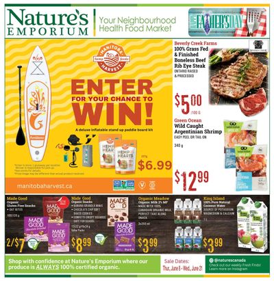 Nature's Emporium Bi-Weekly Flyer June 8 to 21