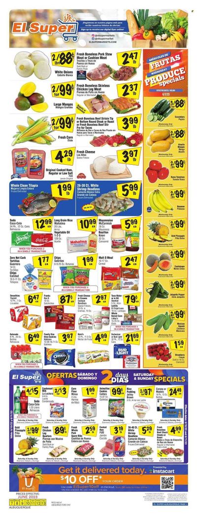El Super (NM) Weekly Ad Flyer Specials June 7 to June 13, 2023