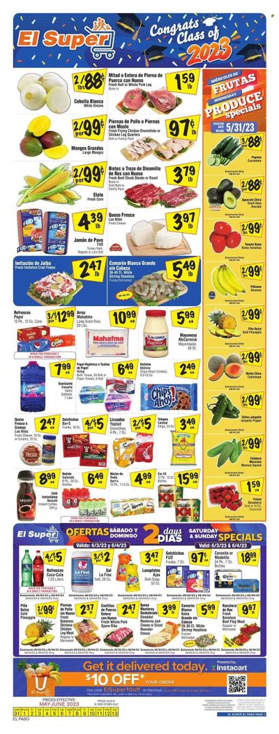 El Super (TX) Weekly Ad Flyer Specials June 7 to June 13, 2023