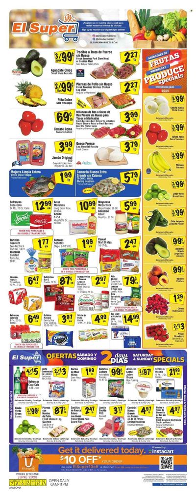 El Super (AZ) Weekly Ad Flyer Specials June 7 to June 13, 2023