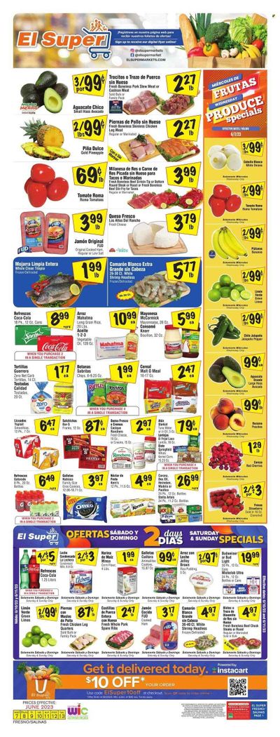 El Super (CA) Weekly Ad Flyer Specials June 7 to June 13, 2023