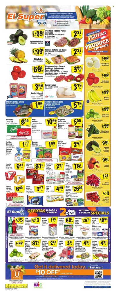 El Super (CA) Weekly Ad Flyer Specials June 7 to June 13, 2023
