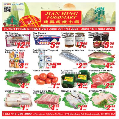 Jian Hing Foodmart (Scarborough) Flyer June 9 to 15