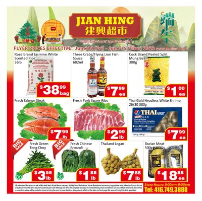 Jian Hing Supermarket (North York) Flyer June 9 to 15