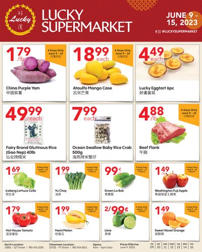 Lucky Supermarket (Edmonton) Flyer June 9 to 15