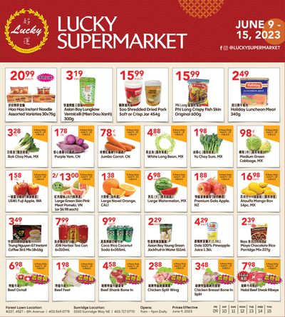 Lucky Supermarket (Calgary) Flyer June 9 to 15