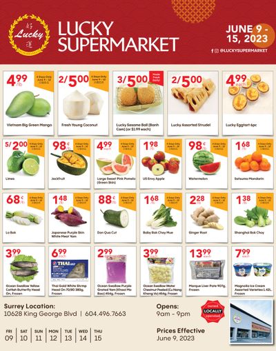 Lucky Supermarket (Surrey) Flyer June 9 to 15