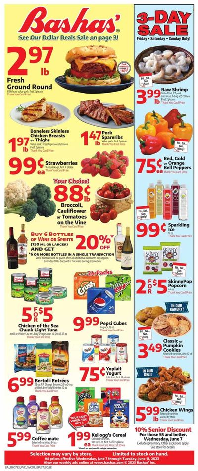 Bashas' (AZ) Weekly Ad Flyer Specials June 7 to June 13, 2023