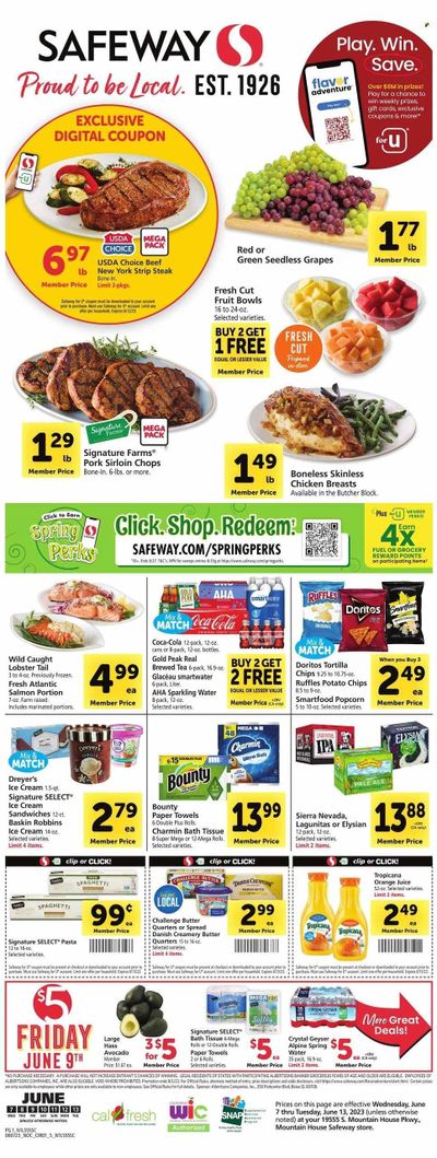 Safeway (CA) Weekly Ad Flyer Specials June 7 to June 13, 2023