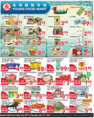 Yours Food Mart Flyer June 9 to 15