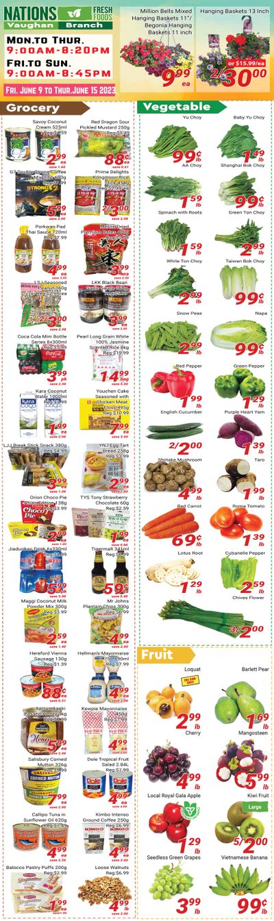 Nations Fresh Foods (Vaughan) Flyer June 9 to 15