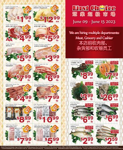 First Choice Supermarket Flyer June 9 to 15
