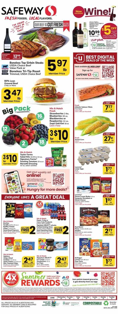 Safeway (CO) Weekly Ad Flyer Specials June 7 to June 13, 2023