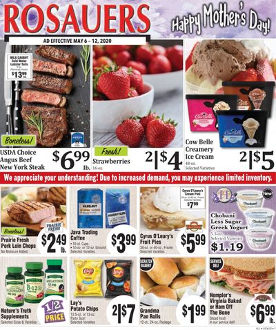 Rosauers Weekly Ad & Flyer May 6 to 12