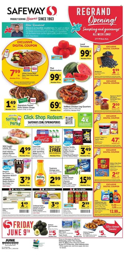 Safeway (HI) Weekly Ad Flyer Specials June 7 to June 13, 2023