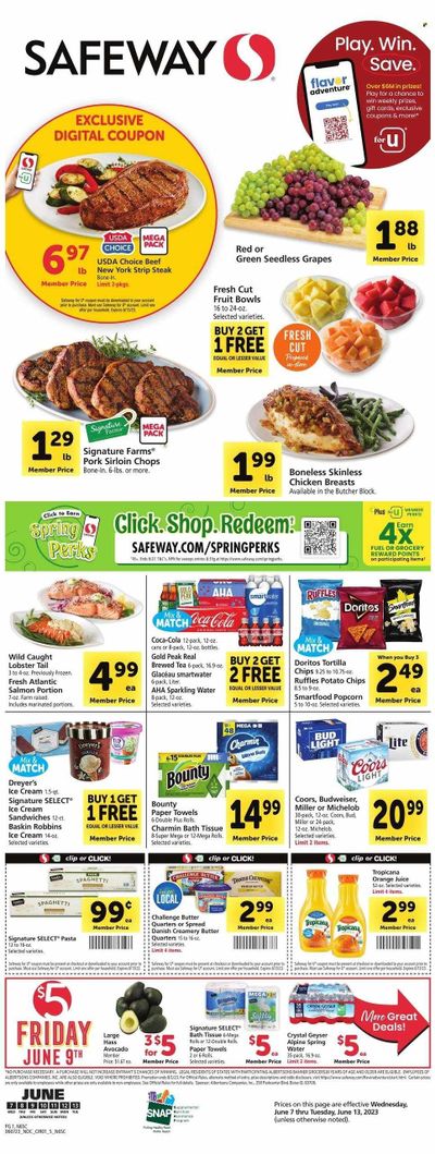 Safeway (NV) Weekly Ad Flyer Specials June 7 to June 13, 2023