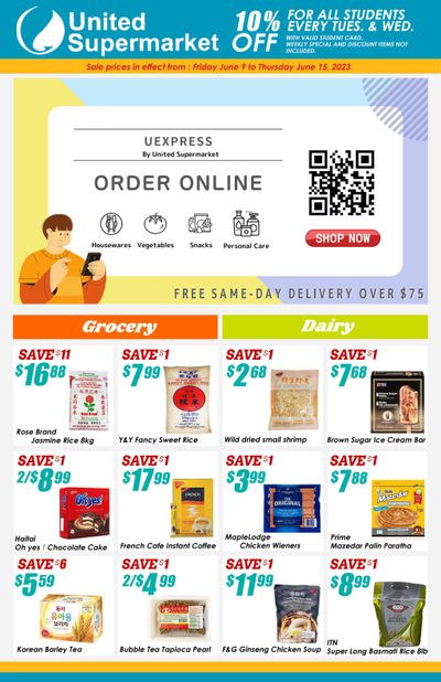 United Supermarket Flyer June 9 to 15
