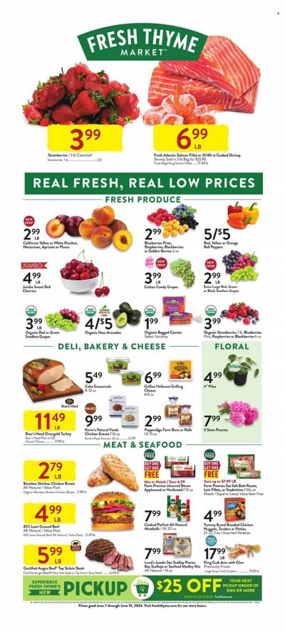 Fresh Thyme Weekly Ad Flyer Specials June 7 to June 13, 2023