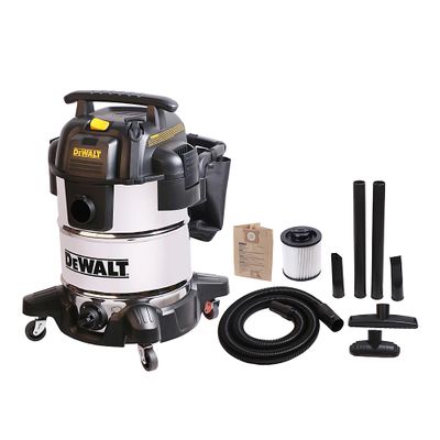 DEWALT 38L Pro Stainless Steel Wet/Dry Vacuum On Sale for $ 98.00 at Home Depot Canada
