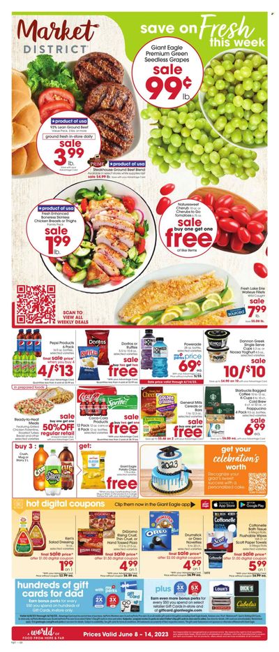 Giant Eagle (OH) Weekly Ad Flyer Specials June 8 to June 14, 2023