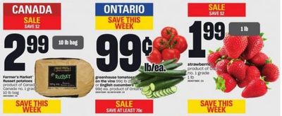 Zehrs Ontario: 10lbs Bags Farmer’s Market Russet Potatoes $1.65 Each After Sale + PC Optimum Offer