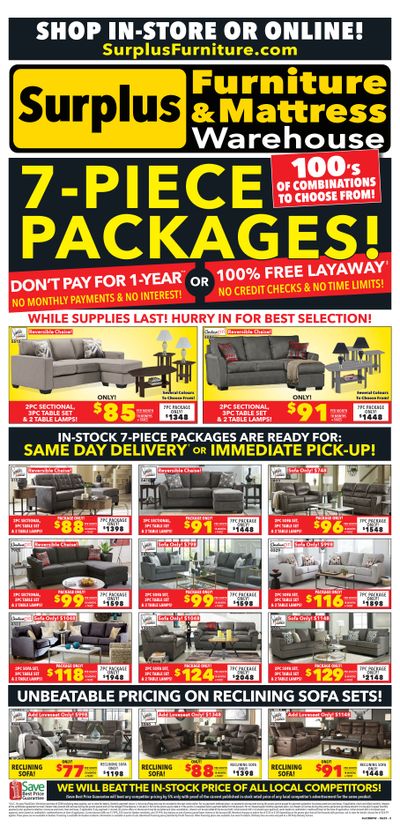 Surplus Furniture & Mattress Warehouse (Grand Falls Windsor) Flyer June 12 to 25