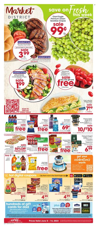 Giant Eagle (OH) Weekly Ad Flyer Specials June 8 to June 14, 2023