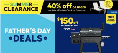 Lowe’s Canada Summer Sale: Up To 40% OFF on Patio and Outdoor Furniture + Up To 80% OFF Moda Clearance items + Father’s Day Sale & More