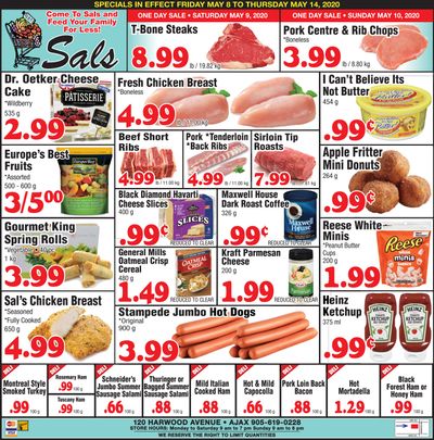 Sal's Grocery Flyer May 8 to 14