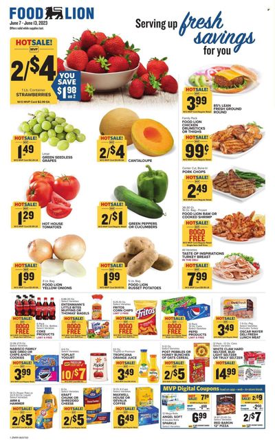 Food Lion (NC) Weekly Ad Flyer Specials June 7 to June 13, 2023