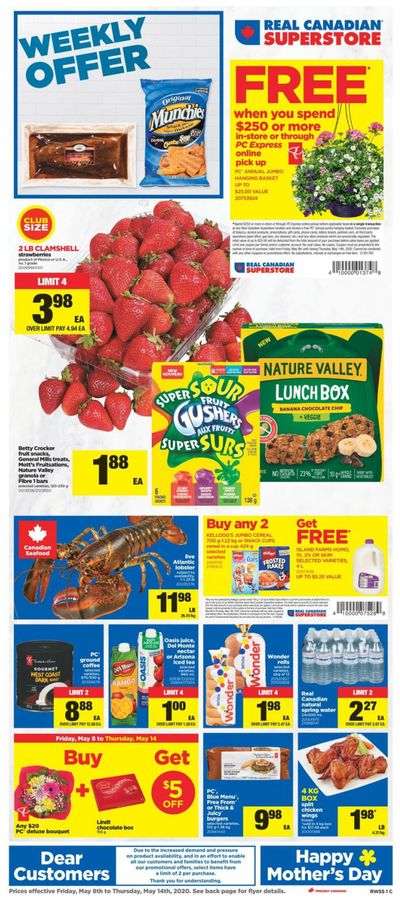Real Canadian Superstore (West) Flyer May 8 to 14