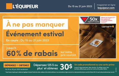 L'Équipeur Flyer June 15 to 21