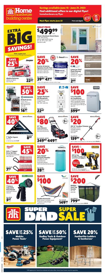 Home Hardware Building Centre (ON) Flyer June 15 to 21