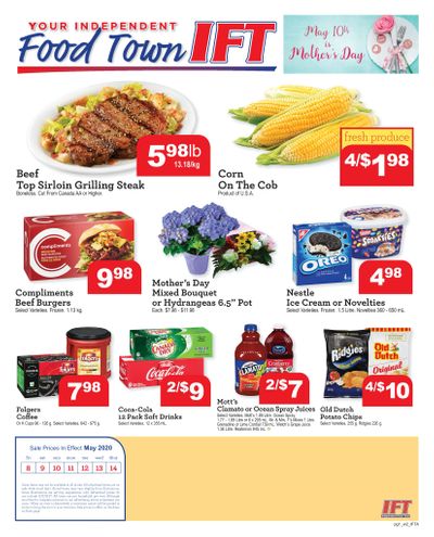 IFT Independent Food Town Flyer May 8 to 14