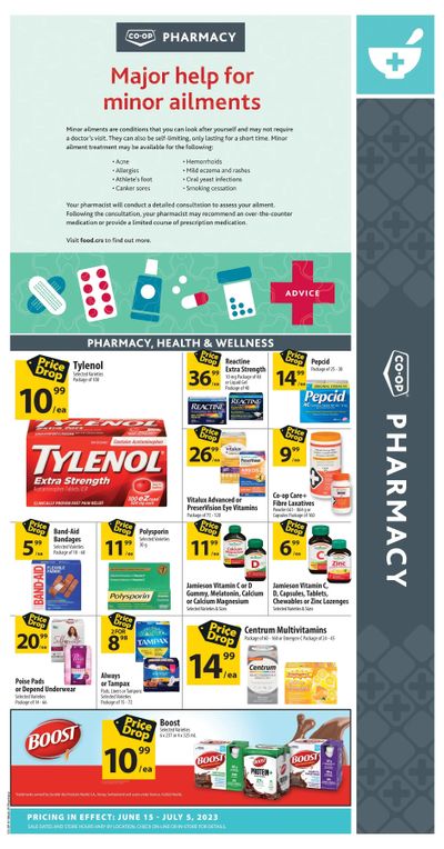 Co-op (West) Pharmacy Flyer June 15 to July 5