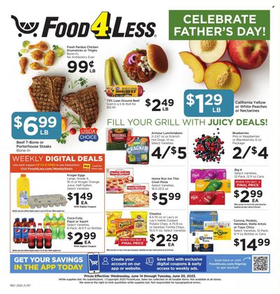 Food 4 Less (IN) Weekly Ad Flyer Specials June 14 to June 20, 2023