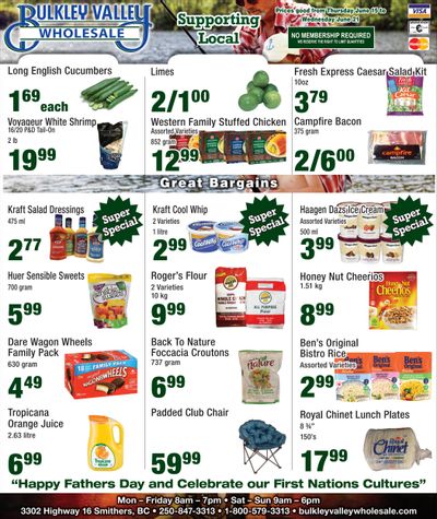 Bulkley Valley Wholesale Flyer June 15 to 21