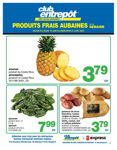 Wholesale Club (QC) Fresh Deals of the Week Flyer June 15 to 21