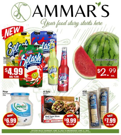 Ammar's Halal Meats Flyer June 15 to 21