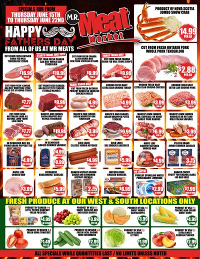 M.R. Meat Market Flyer June 15 to 22