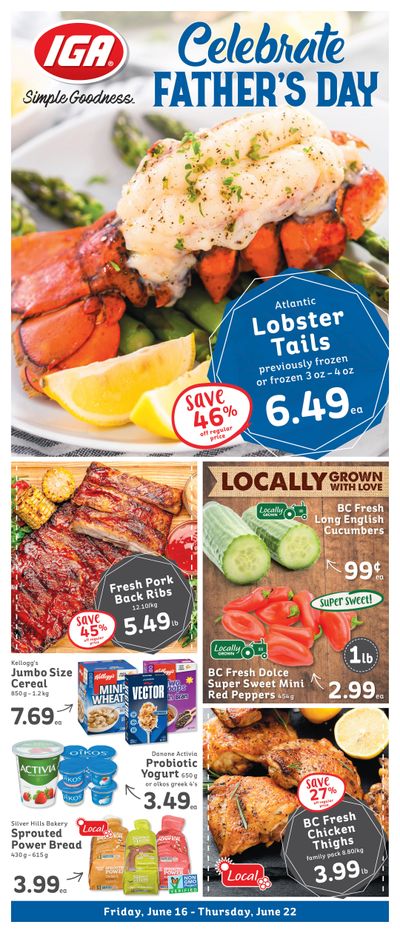 IGA Stores of BC Flyer June 16 to 22