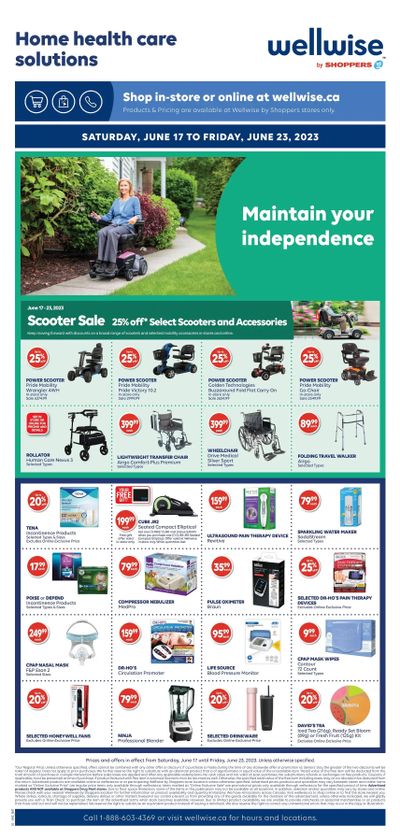 Wellwise By Shoppers Flyer June 17 to 23