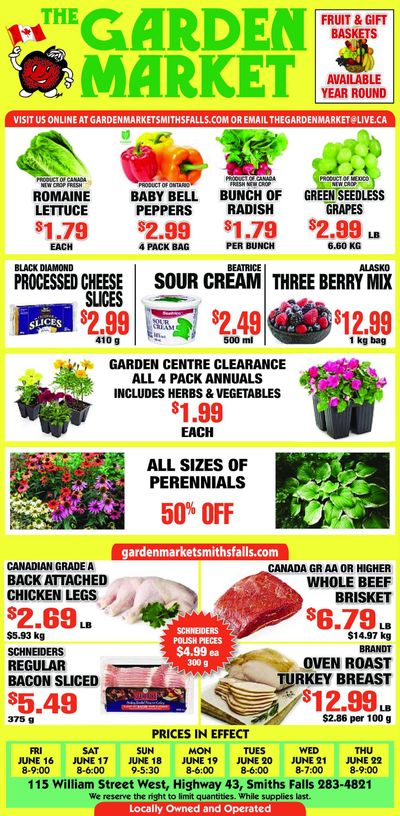 The Garden Market Flyer June 16 to 22
