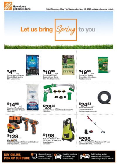 Home Depot Flyer May 7 to 13