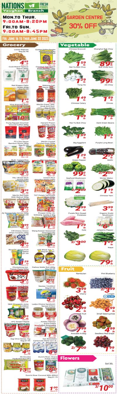 Nations Fresh Foods (Vaughan) Flyer June 16 to 22
