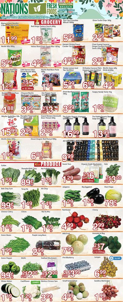Nations Fresh Foods (Hamilton) Flyer June 16 to 22