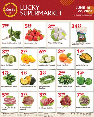 Lucky Supermarket (Winnipeg) Flyer June 16 to 22