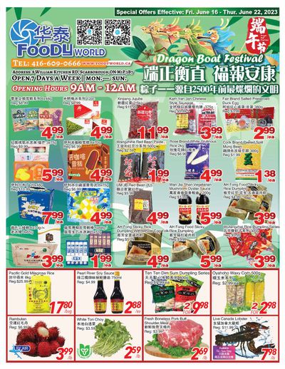 Foody World Flyer June 16 to 22